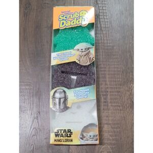Scrub Daddy Star Wars Mandalorian Special Edition 3-Pack Grogu Mando Sponges NEW